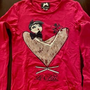 Le Chic Hot Pink Girly Tee